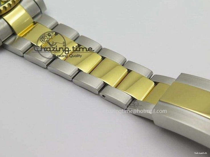 Black A2836 LN YG Submariner SS Bracelet Markers on Dial Diamonds 116613 0418